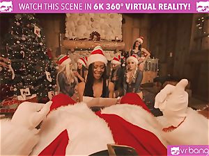 VRBangers Christams hookup With Eight gorgeous Elves