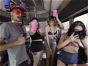 The craziest bus party ever