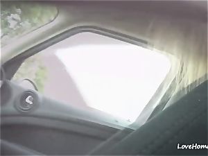 fledgling duo Having excellent fuck-fest In The Car